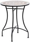 Outsunny Gartentisch Runder Mosaiktisch