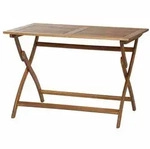 Siena Garden Gartentisch Klapptisch Klapptisch 110x70x74 cm Gestell und Tischplatte