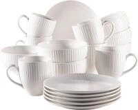 M&Auml;SER Fr&uuml;hst&uuml;cks-Geschirrset Service, Dalia (Teller, Schale, Kaffeebecher)