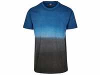URBAN CLASSICS T-Shirt Urban Classics Herren Dip Dyed Tee (1-tlg), blau