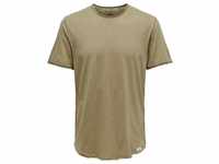 ONLY & SONS T-Shirt BENNE LONGY SS TEE, beige