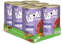 Wow Dog Lamm Adult - Nassfutter mit K&uuml;rbis & Brennnessel 6x400g, Nassfutter f&uuml;r: