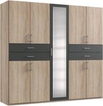 Wimex Kleiderschrank Taiga Kleiderschrank mit Spiegel mit Schubladen auf bequemer