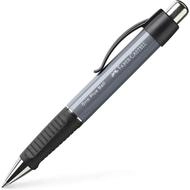 Faber-Castell Druckkugelschreiber Kugelschreiber GRIP Plus Ball grau Schreibfarbe