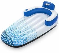 Bestway Luftmatratze Poolliege mit Getr&auml;nkehalter Hydro-Force Indigo Wave
