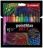STABILO Filzstift STABILO Filzstifte pointMax ARTY 15er Set