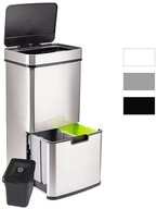 Ribelli M&uuml;lltrennsystem Sensor M&uuml;lleimer, 4 F&auml;cher, M&uuml;lleimer K&uuml;che, 72L,