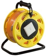LogiLink CQ5090S Kabeltrommel, Cat.7A 1200 MHz 90m Netzwerkkabel auf Trommel mit