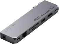 Satechi Pro Hub Max USB-Adapter zu 3,5-mm-Klinke, RJ-45 (Ethernet), USB Typ A,...