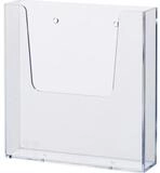 HELIT Stehsammler Wandprospekthalter 1x A5 162x165x39mm glasklar