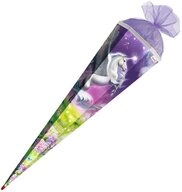Roth Schult&uuml;te Magic Pegasus / Einhorn, 85 cm, eckig, lilafarbiger T&uuml;llverschluss,