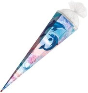 Roth Schult&uuml;te Delfine, 85 cm, eckig, mit wei&szlig;em T&uuml;llverschluss, Zuckert&uuml;te f&uuml;r