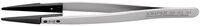 Knipex Pinzette Pinzette mit Wechselspitzen ESD Glatt 130 mm 92 81 04