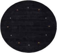 carpetfine Wollteppich Gabbeh Uni, rund, H&ouml;he: 15 mm, reine Wolle handgewebt, Gabbeh
