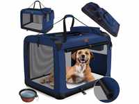 Lovpet Tiertransportbox bis 7 kg, Hundebox Hundetransportbox faltbar...