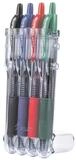PILOT Gelschreiber G2-7 Set2Go, (4-tlg), mit Edelstahlspitze, Druckmechanik und...