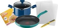 Tefal Topf-Set Tefal Pasta La Vista Kochgeschirr-Set, Aluminium (6-tlg), Pfanne...