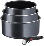 Tefal Topf-Set Ingenio XL Force, Topfset abnehmbarer Griff, nicht induktionsgeeignet,