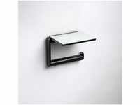 Keuco Toilettenpapierhalter Plan Black Selection (Vormontiert), aus Metall...