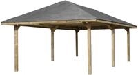 weka Pavillon Gartenoase 651 B Gr.3, 19 mm Massivholzdach