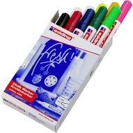 edding Marker Edding 4095 4-4095999 Kreidemarker Wei&szlig;, Wei&szlig;, Schwarz, Rot, Blau,