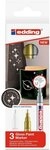 edding Permanentmarker Glanzlack-Marker edding 751 metallic 1-2mm gold, silber, wei&szlig;