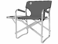 Coleman Deck Chair Regiestuhl, mit Tisch, grau