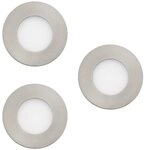 EGLO LED Einbauleuchte Fueva-z, Leuchtmittel inklusive, Einbauleuchte - H2,6 x &Oslash;8,5