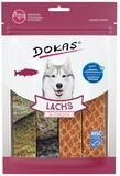 Dokas Lachs in Streifen 100 g - 8 St&uuml;ck - Sparpaket, Trockenfutter f&uuml;r: Hund