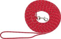 TRIXIE Schleppleine Junior Welpen-Schleppleine, rund - rot - 4 m/&oslash; 4 mm, Tau