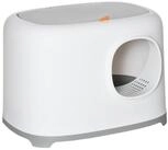 PawHut Katzentoilette mit Haube f&uuml;r Katzen bis 5 kg Katzenklo mit Deckel Kunststoff