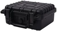 vidaXL Kameratasche Gefahrgutkoffer Schwarz 27x24,6x12,4 cm