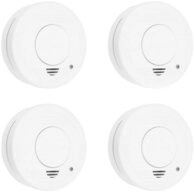 smartwares Rauchwarnmelder 4er Set batteriebetrieben (x H) 100 mm x 35 mm Rauchmelder