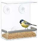 relaxdays Vogelhaus Vogelfutterhaus f&uuml;r Fenster