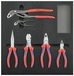 Knipex Werkzeugwagen, (6-tlg), Werkzeugmodul 1/3 Zangen