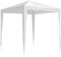 vidaXL Partyzelt, Pavillon 2 x 2 m Wei&szlig;