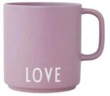 Design Letters Tasse Favourite Cup mit Henkel Love Lavendel, Porzellan