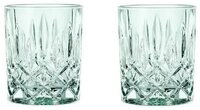 Nachtmann Schnapsglas Nachtmann Noblesse Colors Whiskybecher Mint 2er Set, Glas