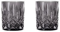 Nachtmann Schnapsglas Nachtmann Noblesse Colors Whiskybecher Smoke 2er Set, Glas