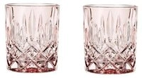 Nachtmann Schnapsglas Nachtmann Noblesse Colors Whiskybecher Rosč 2er Set, Glas
