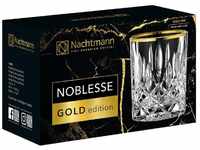 Nachtmann Whiskybecher Noblesse 295 ml Goldrand