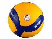 Mikasa Volleyball Volleyball V300W, Angenehmer Ballkontakt dank weicher