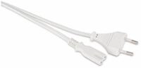 Goobay GOOBAY Euro-Netzkabel, 3 m, wei&szlig; Netzkabel