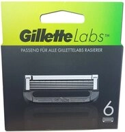 Gillette Rasierklingen Labs, 6-tlg., 6er Pack, Unglaublicher Komfort &...