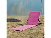 Haushalt International Faltbare Strandmatte PVC rosa (423981)