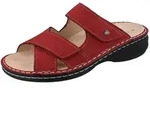 Finn Comfort FINN COMFORT Melrose Damen Pantolette rot Nubukleder - Gr&ouml;&szlig;e: 40