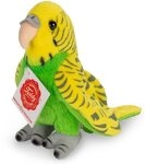 Teddy Hermann&reg; Kuscheltier Wellensittich gr&uuml;n, 13 cm, zum Teil aus recyceltem
