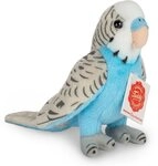 Teddy Hermann&reg; Kuscheltier Wellensittich blau, 13 cm, zum Teil aus recyceltem