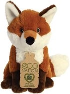 Pl&uuml;schfigur Aurora 35009 - Eco Nation Fuchs, Pl&uuml;schtier, 23 cm