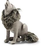 Steiff Pl&uuml;schfigur Steiff 025020 Wolf, Leinen, 38 cm, hellbraun
